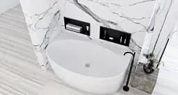 Ванна акрилова пристінна Rea Malta 170x88 white REA-W3003, Білий - мініатюра 6