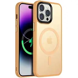 Чохол Ummi Colorful with MagSafe для Apple iPhone 14 Pro 6.1" Персиковий/Orange