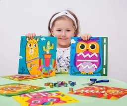 Набір для творчості Vladi Toys Sticky strips, Лама, укр. мова (VT4433-04) - мініатюра 6
