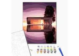 Розмальовка за номерами Brushme Баланс із природою (40х50) (GX40385) - мініатюра 2