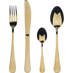 Набор столовых приборов Bergner Munich 24 золотистого предмета (BG-5131-CH)