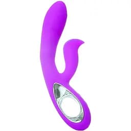 Вибратор-кролик Boss Series Daro 19.5 см фиолетовый