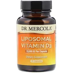 Липосомальный витамин D3 Dr. Mercola Liposomal Vitamin D3 10000 IU 30 капсул