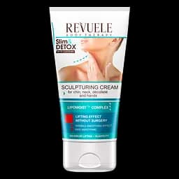 Крем-скульптор для підборіддя шиї та декольте Revuele Slim & Detox з кофеїном 150 мл