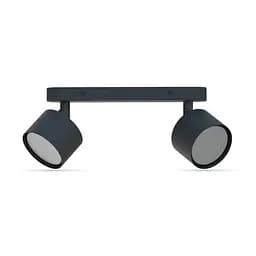 Накладной поворотный светильник Ledcoin ML411-2 под лампу черный (80315)