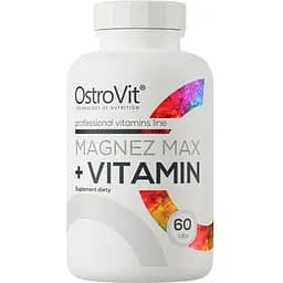 Витаминно-минеральный комплекс OstroVit Magnez MAX + Vitamin 60 таблеток
