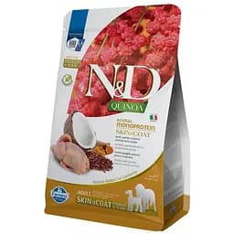 Сухий корм для собак Farmina N&D Quinoa при харчовій алергії з перепелом, кіноа, кокосом та куркумою 2.5 кг