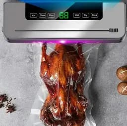 Вакууматор Rotex RVS-100-B Quick Seal вакуумний пакувальник для вакуумного пакування продуктів 100 Вт Чорний - мініатюра 3