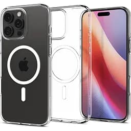 Чохол Spigen Liquid Crystal with MagSafe для Apple iPhone 16 Pro Crystal Clear (ACS08389) [122071] - мініатюра 5