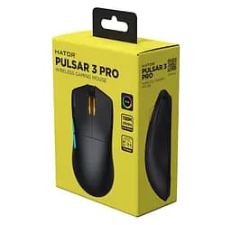 Игровая мышь HATOR HTM-640 Pulsar3 PRO Wireless ESports Gaming 30000dpi 50G Black - мініатюра 6