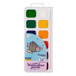 Фарби акварельні медові Pusheen YES 110275 12 кольорів
