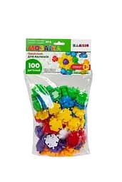 Мозаїка різнокольорова №8 069/8 BAMSIC 100 деталей, в пакеті (4820123763691)