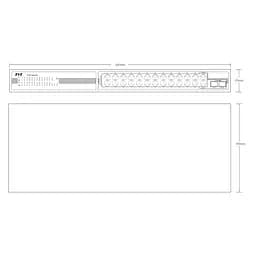 PoE-комутатор 28-портовий TVT TD-B2224S1-PGA з 24 портами PoE (77-00382) - мініатюра 5