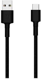 Кабель USB Xiaomi Mi Braided USB Type-C 100 см Black (SJV4109GL)