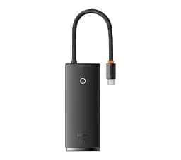 USB Хаб Baseus Lite Series 6-Port Type-C HUB Docking Station to HDXiaomi+USB3.0*2+Type-C Data+SD Black WKQX050001