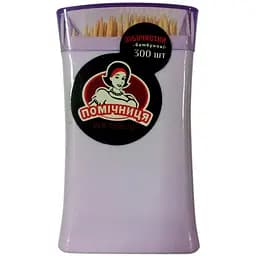 Зубочистки бамбукові Помічниця 300 шт.