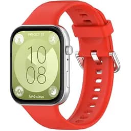 Ремінець DK CDK для Huawei Watch Fit 4 Silicone Sport Classic (017792) (red) - мініатюра 2
