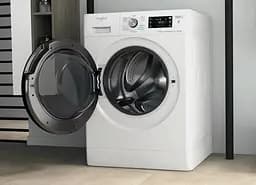 Пральна машина Whirlpool фронтальна , 9(7)кг, 1600, A+, 60см, дисплей, пара, інвертор, білий (FFWDB976258BVUA) - мініатюра 4