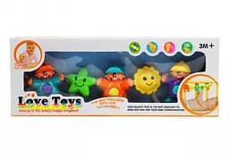 Брязкальця для коляски 432H, 5 брязкалець на мотузочці