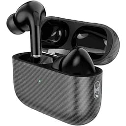 Bluetooth Стерео Гарнитура Hoco EW47 Plus, TWS, carbon version, BT5.3, 35mAh, 300mAh, 7h, Черный