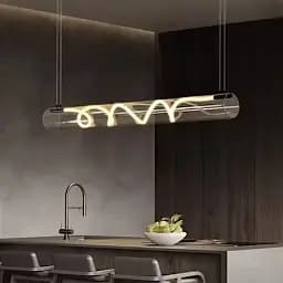 Світильник підвісний LED Levistella 79112285 led (1000) BK, 40W, 4500K, пластик, для вітальні - мініатюра 2