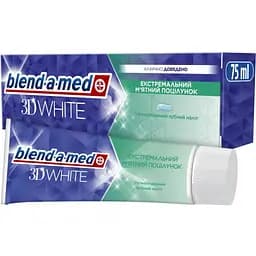 Зубная паста Blend-a-med 3D White Экстремальный мятный поцелуй 75 мл (8006540792162)