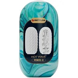 Мастурбатор яйце Pretty Love Hot Wave Venus X Egg білий