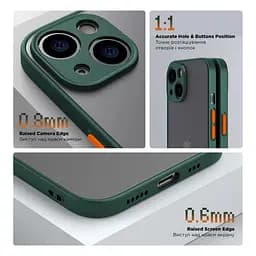 Чохол до мобільного телефона Armorstandart Frosted Matte Xiaomi Redmi 13C / Poco C65 Dark Green (ARM72511) - мініатюра 3