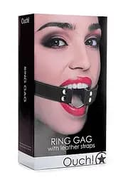 Кляп Ring Gag - Black Ouch! 36-OU104BLK 98933