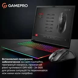 Мишка GamePro Genesis Avenger Wireless/Bluetooth/USB Black (GM096B) - мініатюра 5