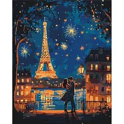 Картина за номерами на підрамнику Brushme Кохання в повітрі