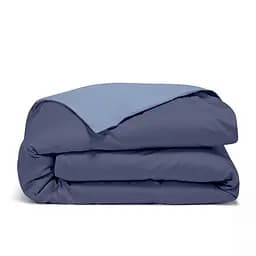 Комплект постільної білизни Cosas Midnight cloud Двоспальний синій (Duo_87x87RfrDarkBlue_El160-117RfrCloud_180) - мініатюра 4