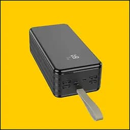 Портативний акумулятор BOROFONE DBT09 Large papacity four USB 60000mAh чорний - мініатюра 3