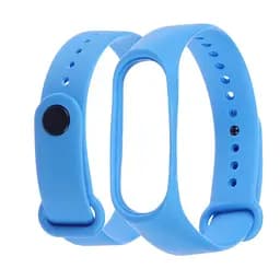 Силиконовый ремешок для Xiaomi Mi Band 3/4, 15 голубой