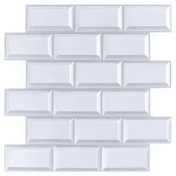 Декоративная плитка ПВХ на самоклейке 300х300х5мм Кирпич, цена за 1 шт. (СПП-501) SW-00000665