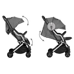 Прогулянкова коляска Kidwell Mavero Silver/Black - мініатюра 4