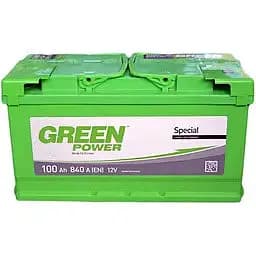 Акумулятор Green Power Standart 100Ah Ев (-/+) (840EN) (353х175х190)