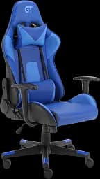 Геймерське крісло GT Racer чорне із синім (X-2317 Black/Dark Blue) - мініатюра 8