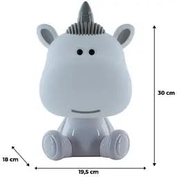 Світильник-нічник Kite LED з акумулятором Unicorn білий (K24-491-1-1) - мініатюра 5