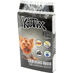 Пелюшки для собак Kotix Premium з активованим вугіллям 60х60 см 10 шт. 