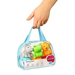 Набір м'ячиків - тактиліків для купання у ванній та масажу 6 шт. Baby Ono - мініатюра 4