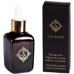 Ароматическое масло для аромадиффузоров Saudade с ароматом зеленого чая и розы 30 мл