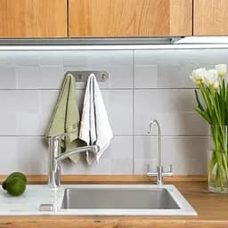 Вішалка настінна MVM My Home, полірована, сіра, 4 гачки (HSS-192R PSS) - мініатюра 3