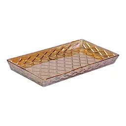 Блюдо для закусок Lirmartur скляне 27,5*13,5*2,5 см, diamond Yiwu HP-YH-55