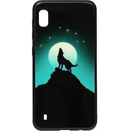 Чохол-накладка Toto Night Light Print Glass Case Samsung Galaxy A10 Howling Wolf