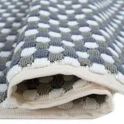 Рушник для ніг Lotus Home - Ruta grey сiрий 50x80 - мініатюра 2