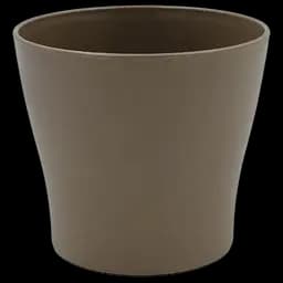 Горщик для квітів Poliwork Gardenya, 1.15 л, сіро-коричневий (G13SK)