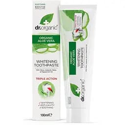 Зубная паста Dr. Organic Aloe Vera Whitening Toothpaste 100 мл