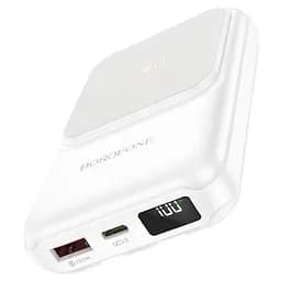 Портативний акумулятор із бездротовою зарядкою Borofone BJ26 Spencer 20 W 10000 mAh білий - мініатюра 2