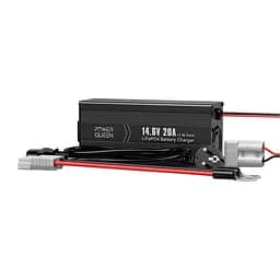Зарядний пристрій для акумуляторних батарей LiFePO4 14.6V/20A Power Queen P12V20A-BCHA-X (44-00528) - мініатюра 2